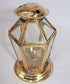 Brass Akhand Glass Jyoti Diya Stand 176g